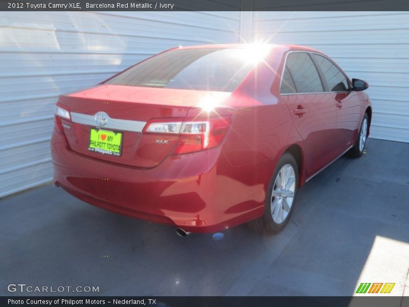 Barcelona Red Metallic / Ivory 2012 Toyota Camry XLE