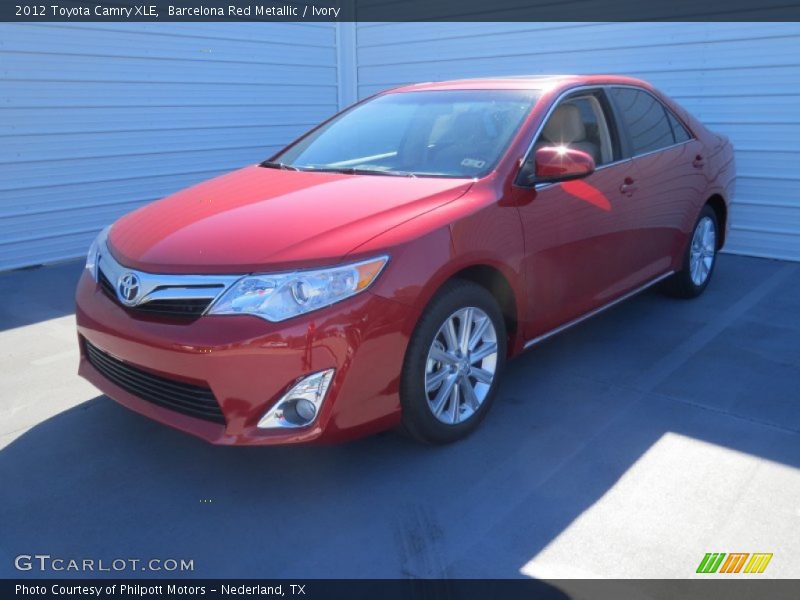 Barcelona Red Metallic / Ivory 2012 Toyota Camry XLE