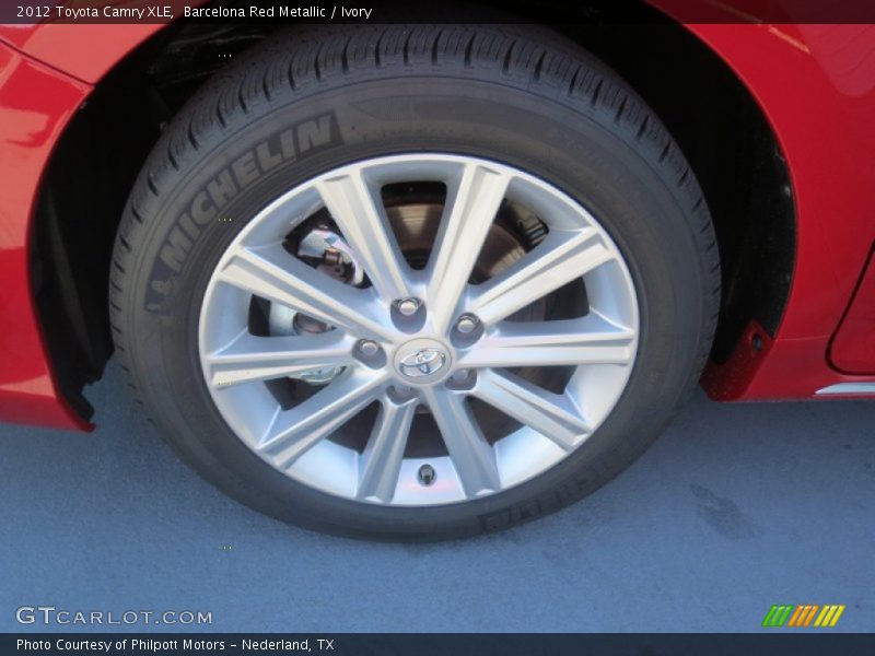 Barcelona Red Metallic / Ivory 2012 Toyota Camry XLE