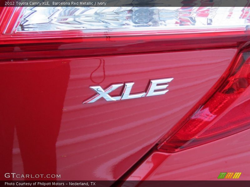 Barcelona Red Metallic / Ivory 2012 Toyota Camry XLE