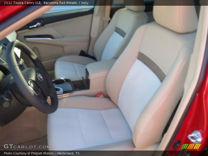 Barcelona Red Metallic / Ivory 2012 Toyota Camry XLE