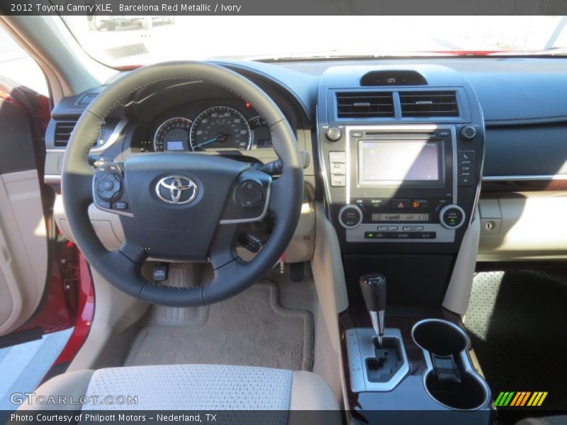 Barcelona Red Metallic / Ivory 2012 Toyota Camry XLE