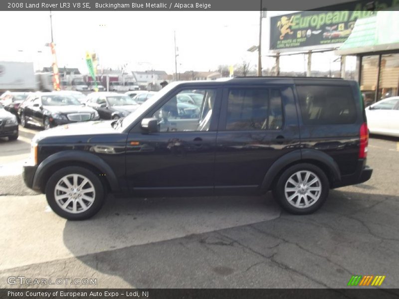 Buckingham Blue Metallic / Alpaca Beige 2008 Land Rover LR3 V8 SE