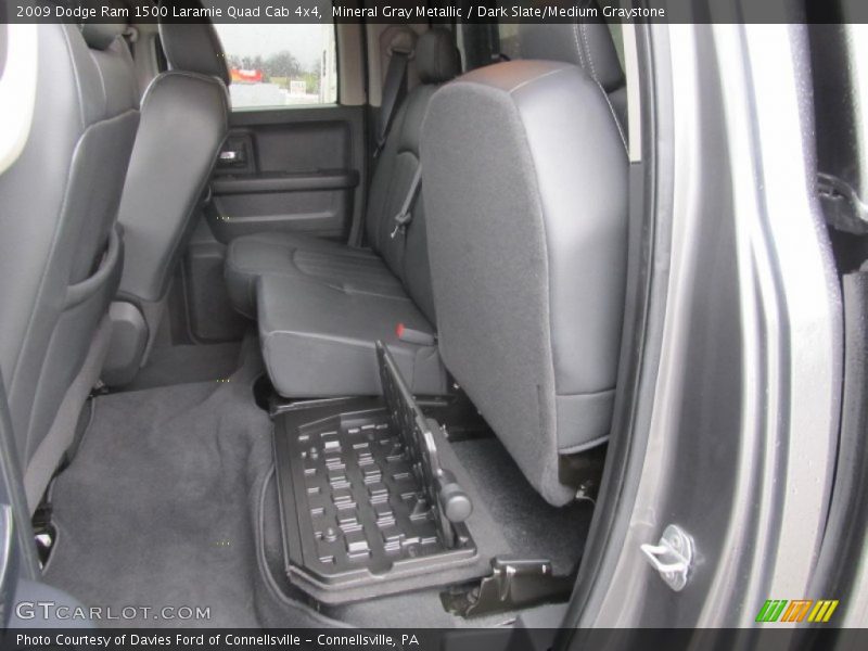Mineral Gray Metallic / Dark Slate/Medium Graystone 2009 Dodge Ram 1500 Laramie Quad Cab 4x4