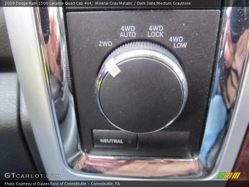 Mineral Gray Metallic / Dark Slate/Medium Graystone 2009 Dodge Ram 1500 Laramie Quad Cab 4x4