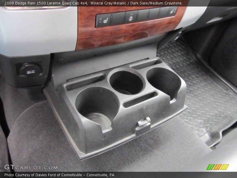 Mineral Gray Metallic / Dark Slate/Medium Graystone 2009 Dodge Ram 1500 Laramie Quad Cab 4x4
