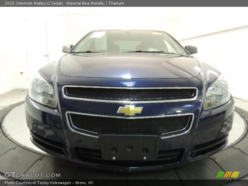 Imperial Blue Metallic / Titanium 2010 Chevrolet Malibu LS Sedan