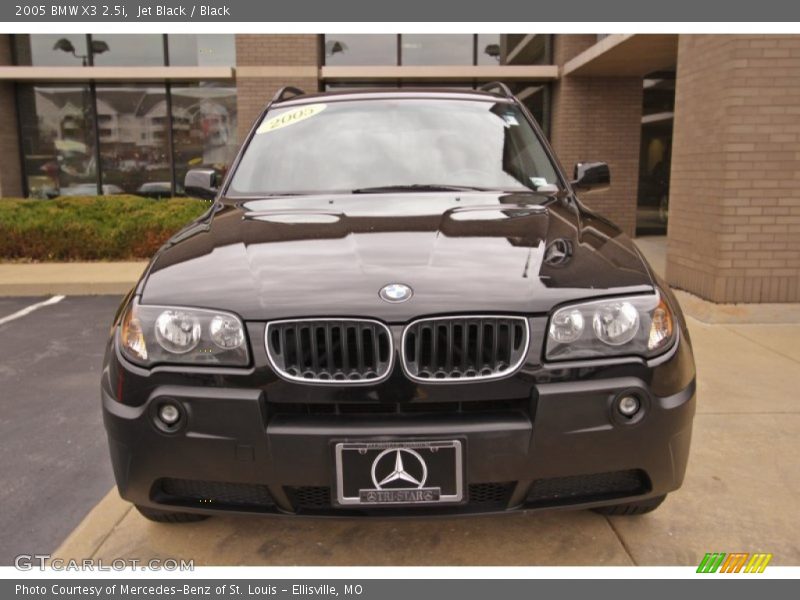 Jet Black / Black 2005 BMW X3 2.5i