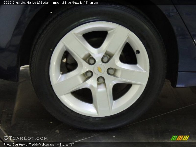 Imperial Blue Metallic / Titanium 2010 Chevrolet Malibu LS Sedan