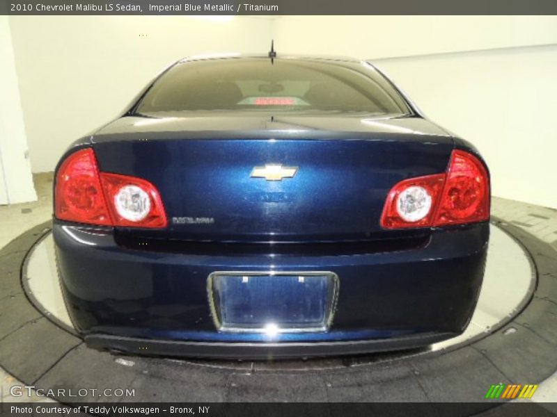 Imperial Blue Metallic / Titanium 2010 Chevrolet Malibu LS Sedan