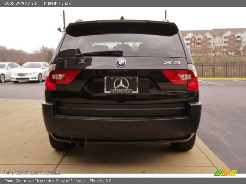 Jet Black / Black 2005 BMW X3 2.5i