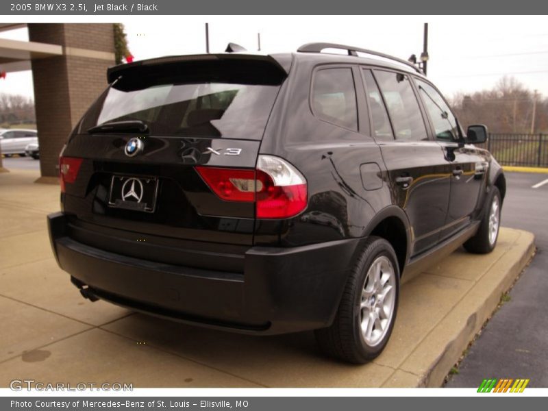 Jet Black / Black 2005 BMW X3 2.5i