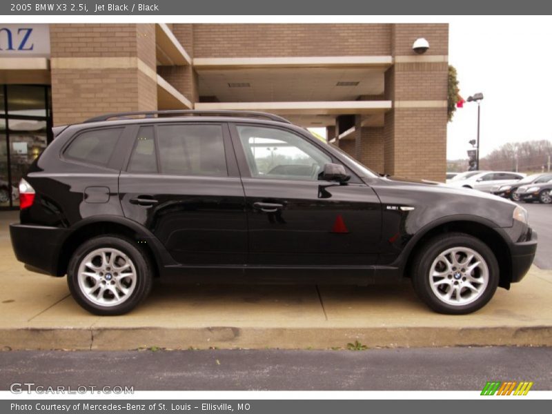 Jet Black / Black 2005 BMW X3 2.5i