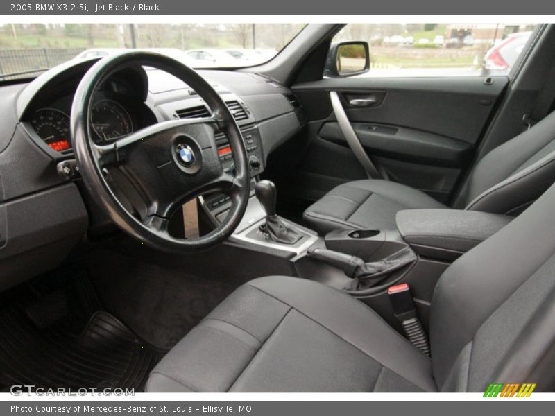 Jet Black / Black 2005 BMW X3 2.5i