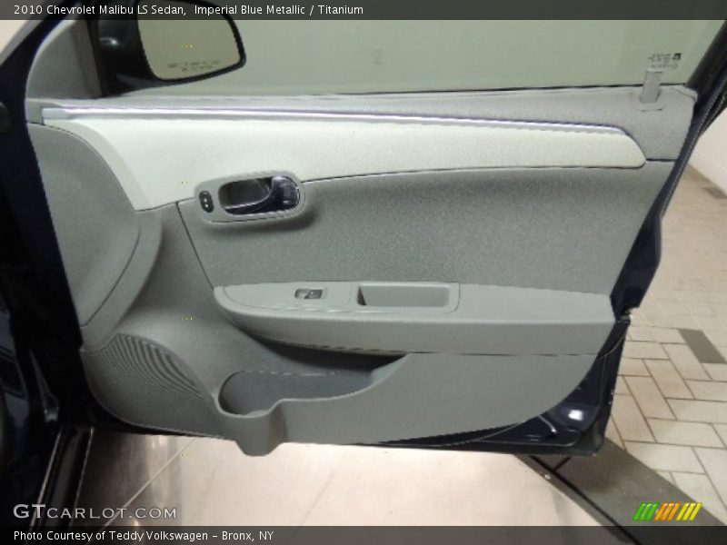 Imperial Blue Metallic / Titanium 2010 Chevrolet Malibu LS Sedan