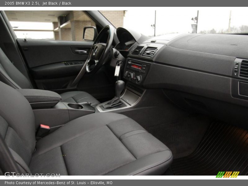 Jet Black / Black 2005 BMW X3 2.5i