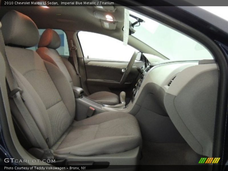Imperial Blue Metallic / Titanium 2010 Chevrolet Malibu LS Sedan