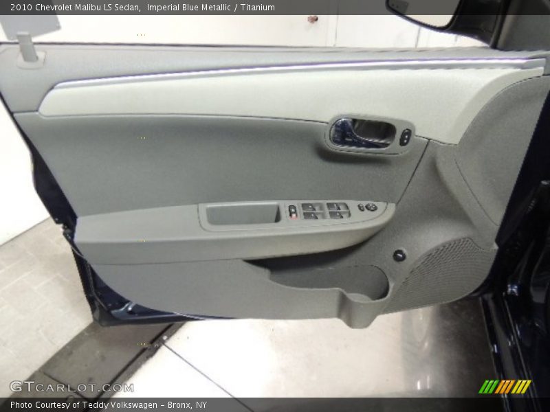 Imperial Blue Metallic / Titanium 2010 Chevrolet Malibu LS Sedan