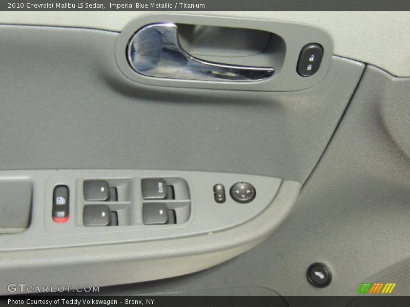 Imperial Blue Metallic / Titanium 2010 Chevrolet Malibu LS Sedan