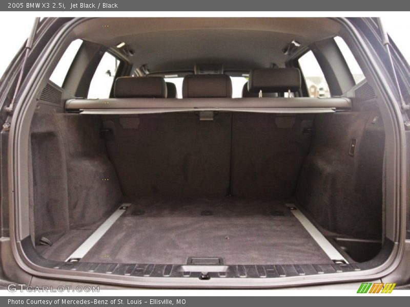 Jet Black / Black 2005 BMW X3 2.5i