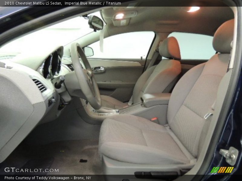 Imperial Blue Metallic / Titanium 2010 Chevrolet Malibu LS Sedan