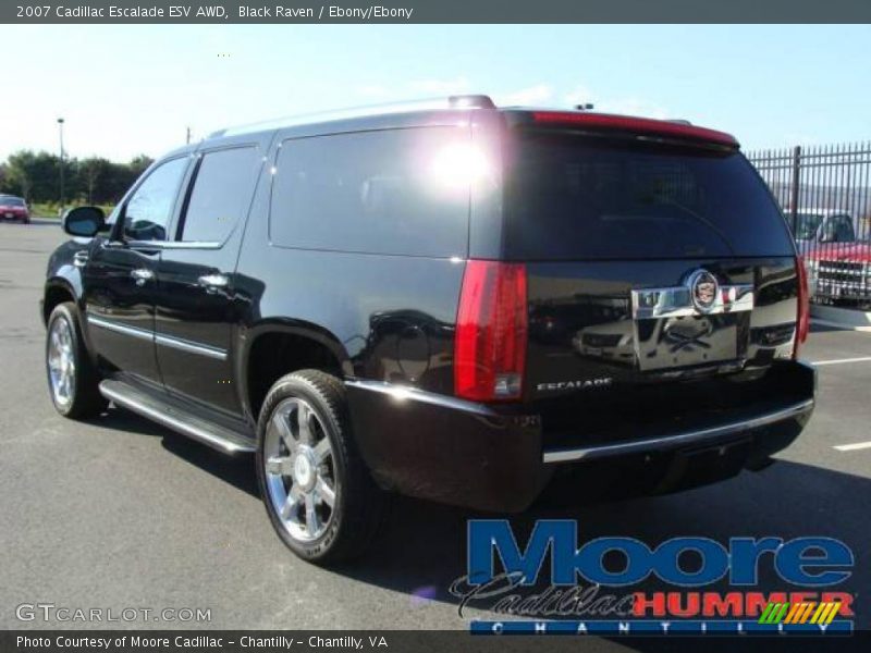 Black Raven / Ebony/Ebony 2007 Cadillac Escalade ESV AWD