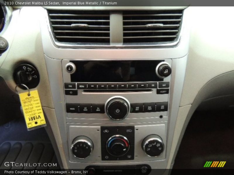 Imperial Blue Metallic / Titanium 2010 Chevrolet Malibu LS Sedan