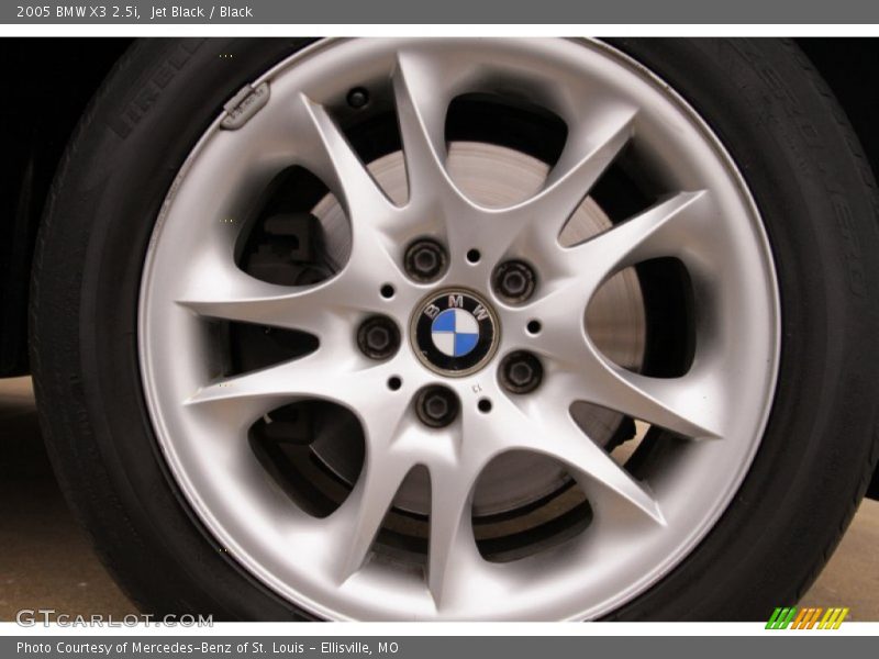 Jet Black / Black 2005 BMW X3 2.5i