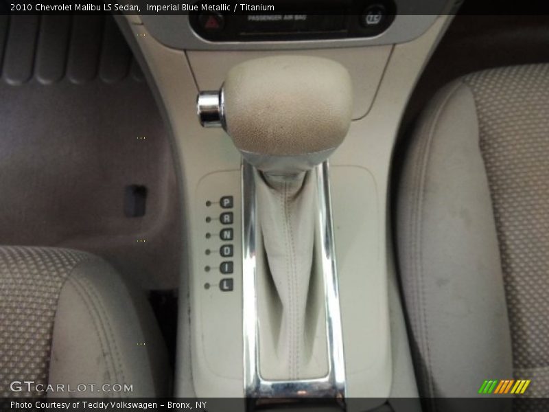 Imperial Blue Metallic / Titanium 2010 Chevrolet Malibu LS Sedan