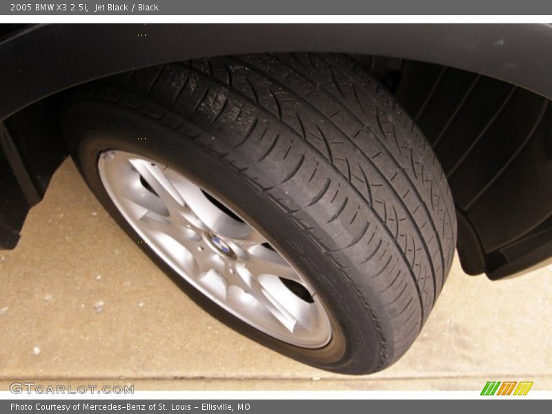 Jet Black / Black 2005 BMW X3 2.5i