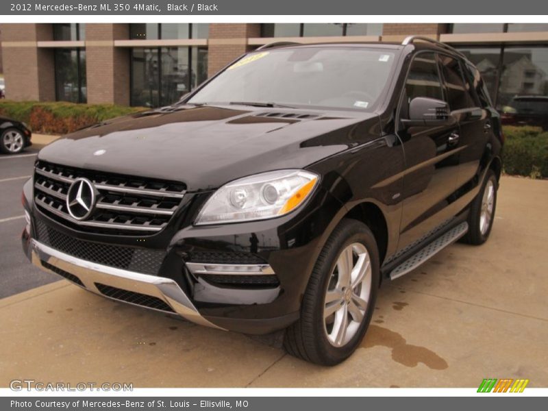 Black / Black 2012 Mercedes-Benz ML 350 4Matic