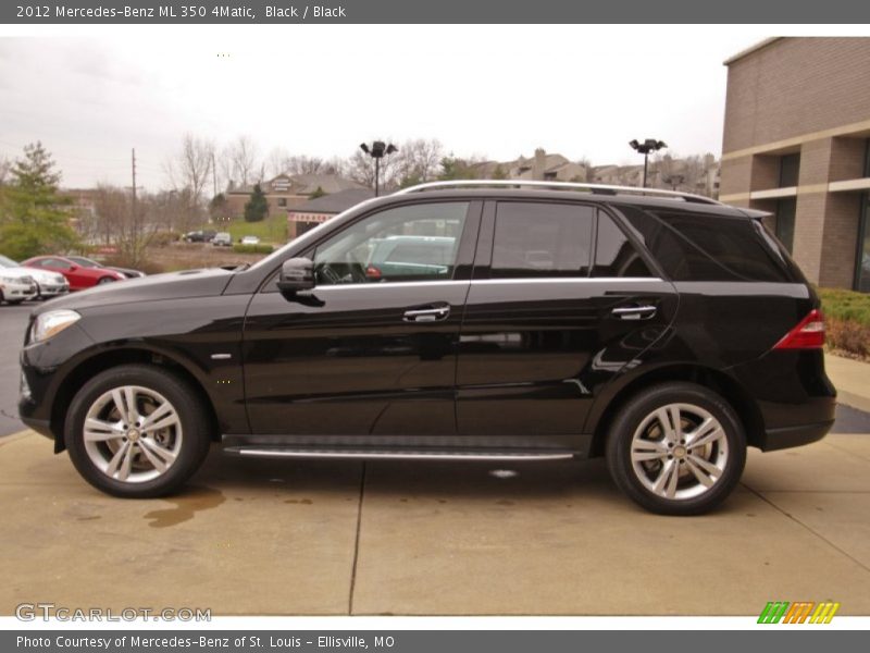 Black / Black 2012 Mercedes-Benz ML 350 4Matic