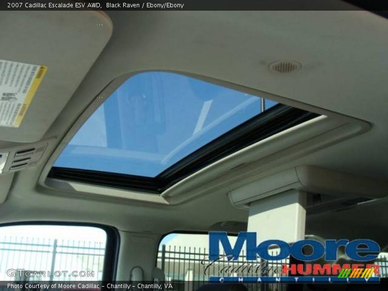 Black Raven / Ebony/Ebony 2007 Cadillac Escalade ESV AWD