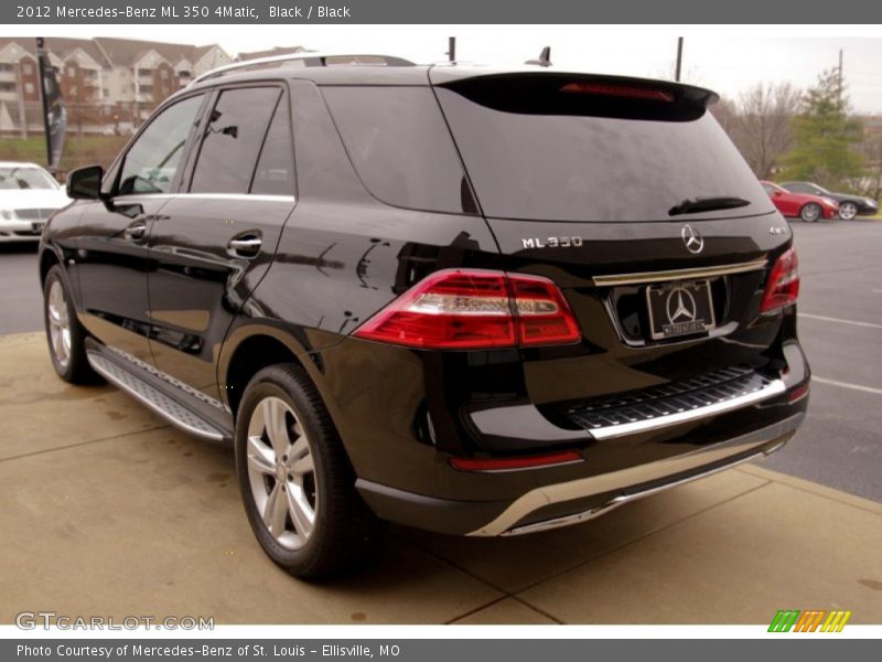 Black / Black 2012 Mercedes-Benz ML 350 4Matic