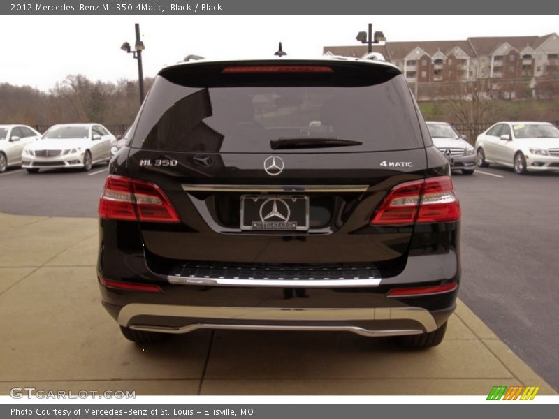 Black / Black 2012 Mercedes-Benz ML 350 4Matic