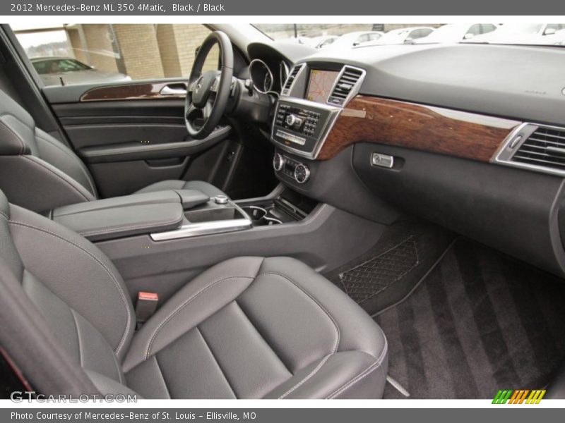 Black / Black 2012 Mercedes-Benz ML 350 4Matic