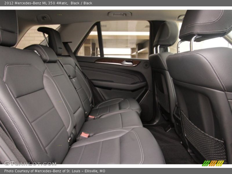 Black / Black 2012 Mercedes-Benz ML 350 4Matic