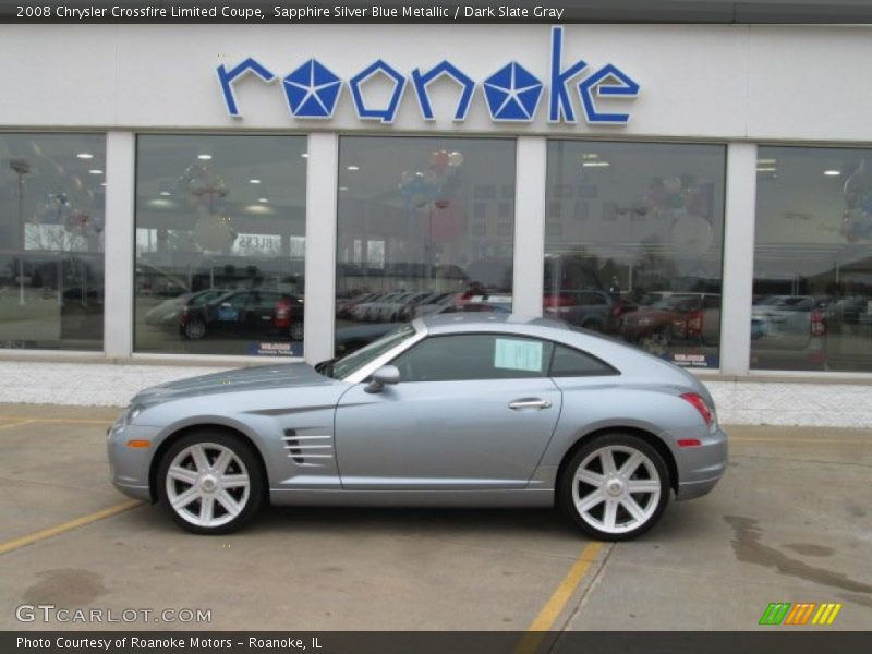 Sapphire Silver Blue Metallic / Dark Slate Gray 2008 Chrysler Crossfire Limited Coupe