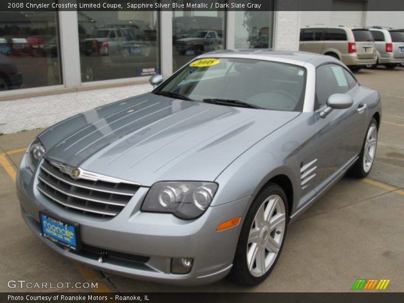 Sapphire Silver Blue Metallic / Dark Slate Gray 2008 Chrysler Crossfire Limited Coupe