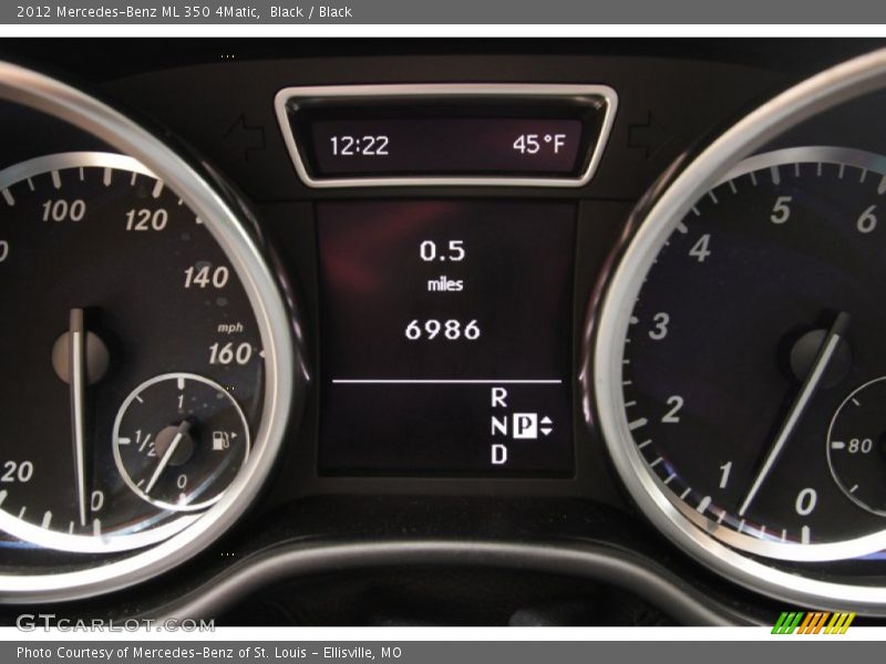 Black / Black 2012 Mercedes-Benz ML 350 4Matic