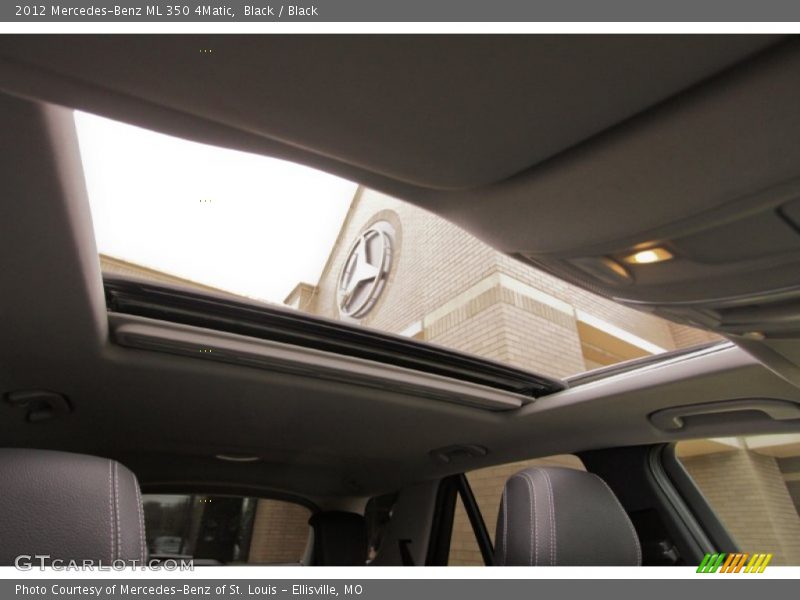 Black / Black 2012 Mercedes-Benz ML 350 4Matic