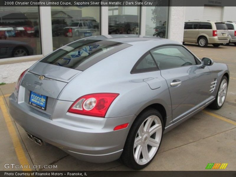 Sapphire Silver Blue Metallic / Dark Slate Gray 2008 Chrysler Crossfire Limited Coupe