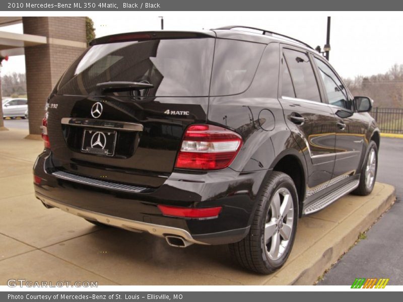 Black / Black 2010 Mercedes-Benz ML 350 4Matic