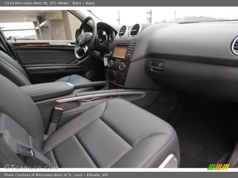 Black / Black 2010 Mercedes-Benz ML 350 4Matic