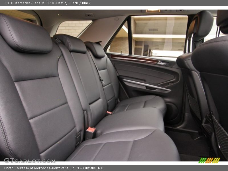 Black / Black 2010 Mercedes-Benz ML 350 4Matic