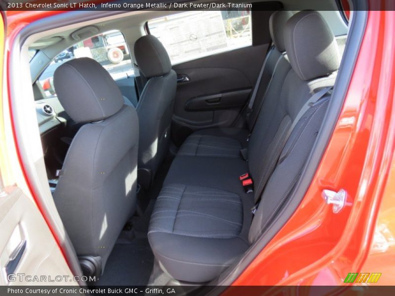 Inferno Orange Metallic / Dark Pewter/Dark Titanium 2013 Chevrolet Sonic LT Hatch