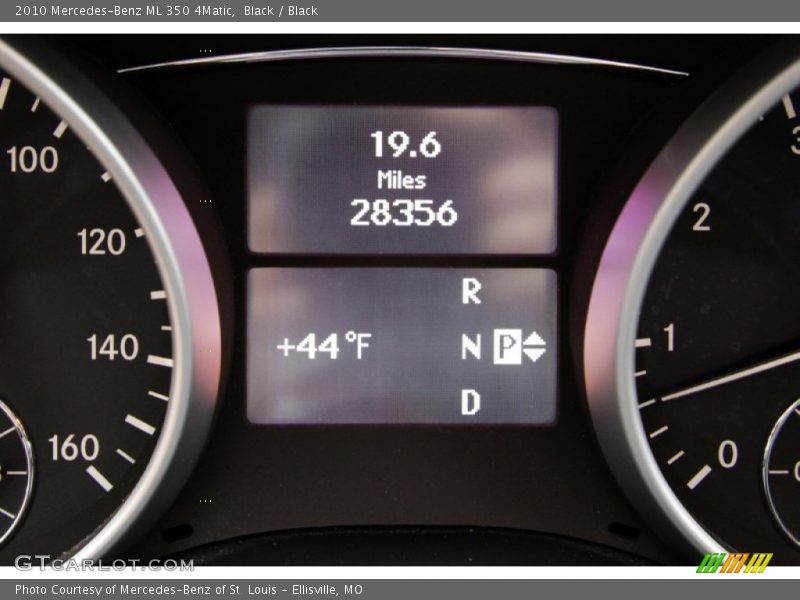 Black / Black 2010 Mercedes-Benz ML 350 4Matic