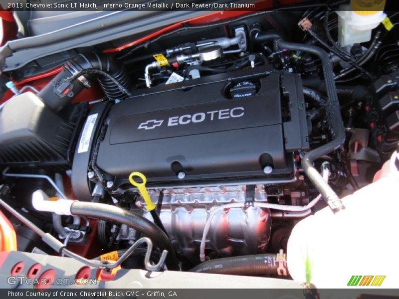 Inferno Orange Metallic / Dark Pewter/Dark Titanium 2013 Chevrolet Sonic LT Hatch