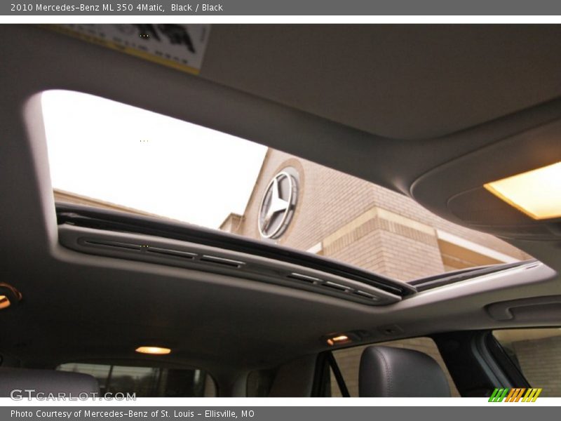 Black / Black 2010 Mercedes-Benz ML 350 4Matic