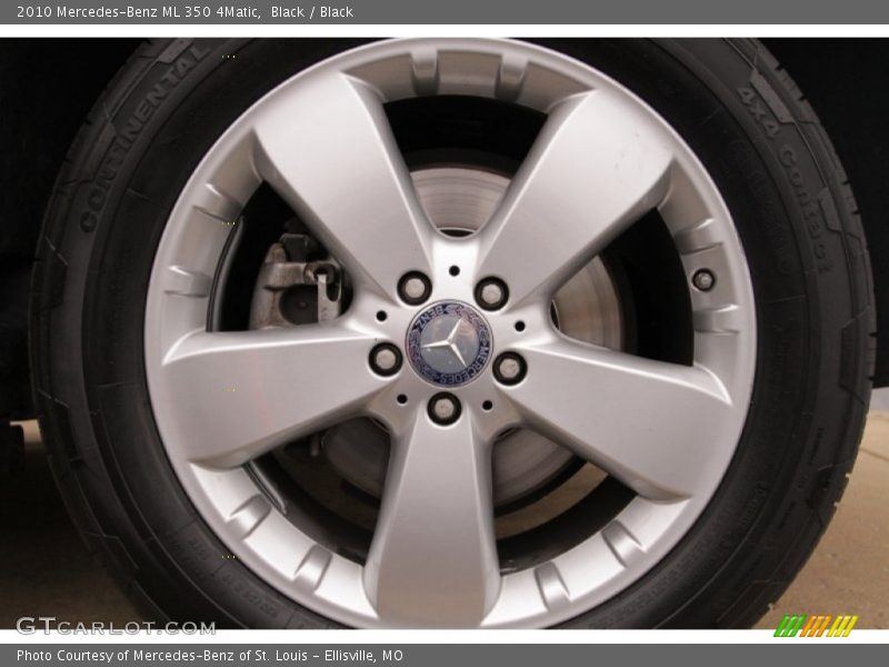 Black / Black 2010 Mercedes-Benz ML 350 4Matic